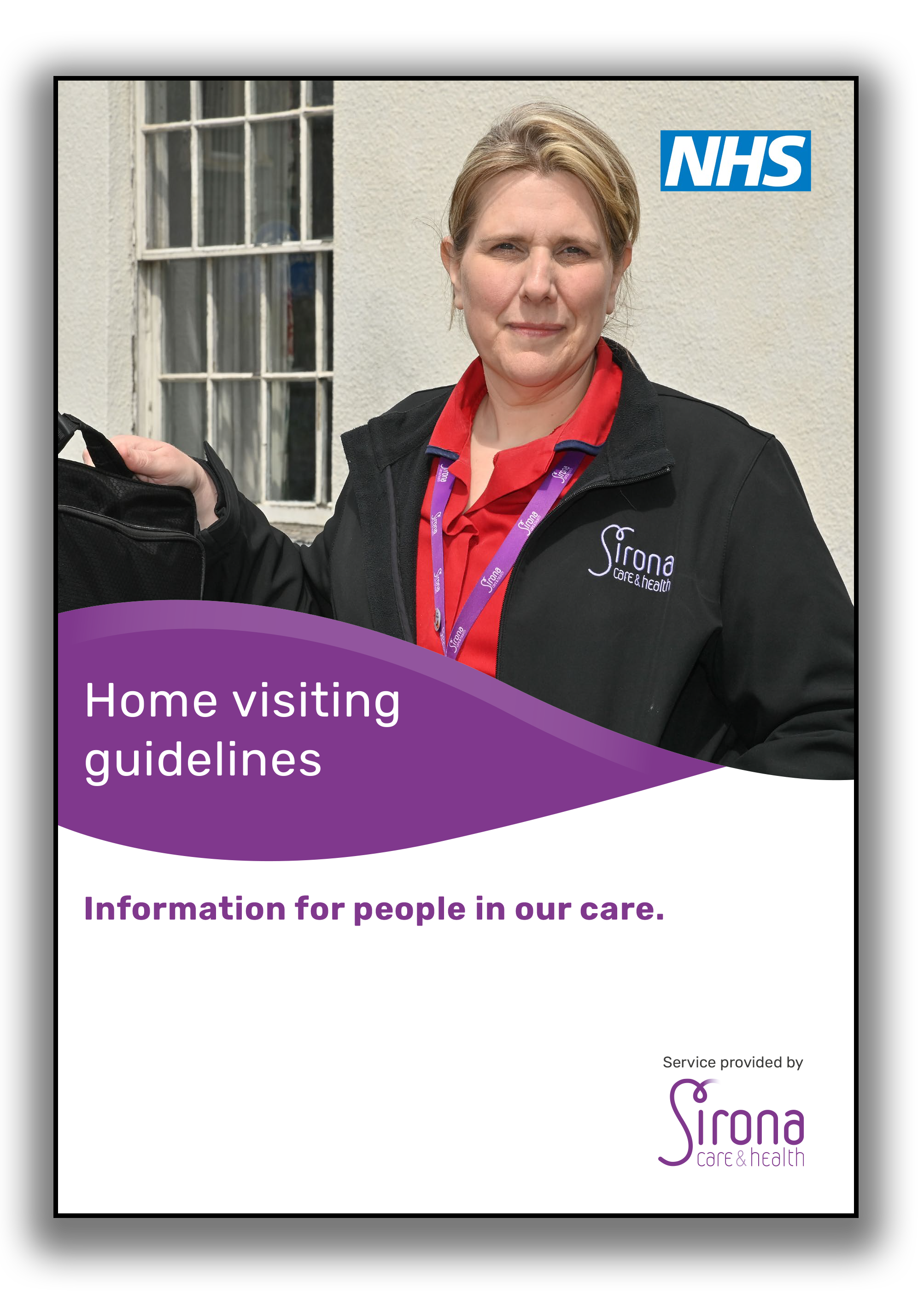 Picture of home visiting guidance leaflet