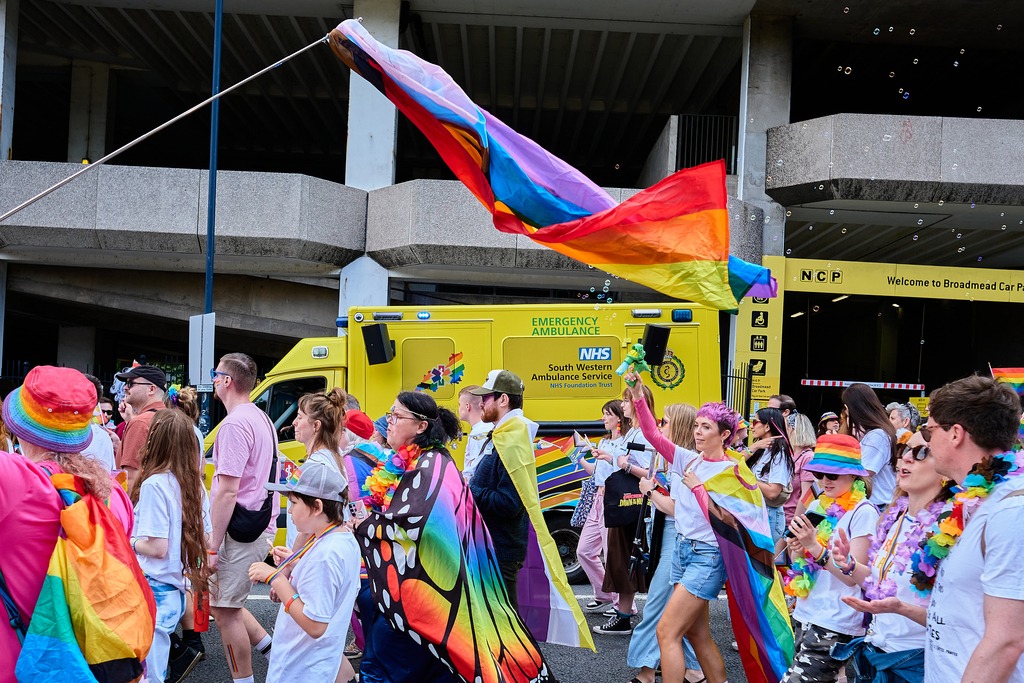 Bristol pride march.