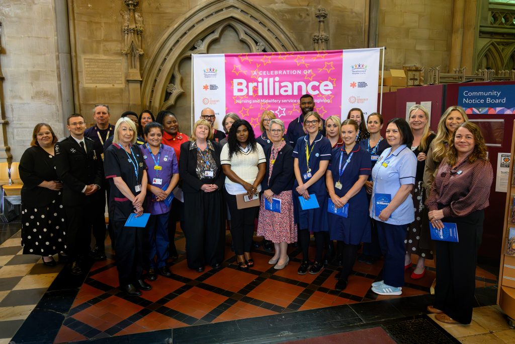 Group shot of nurses and midwives at the Celebration of Brilliance.